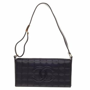 CHANEL Lambskin Quilted Chocolate Bar Flap bag